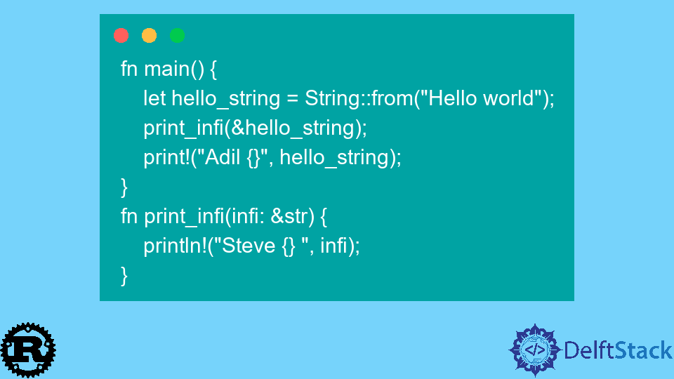 Rust Convert A String To String